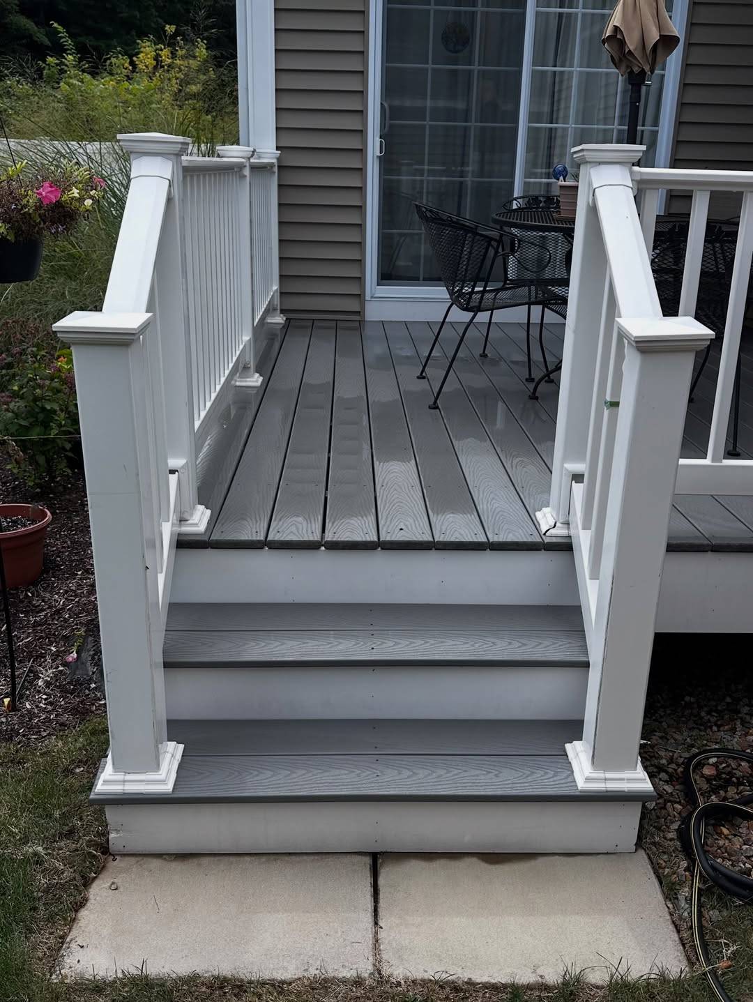 After: The same steps after washing